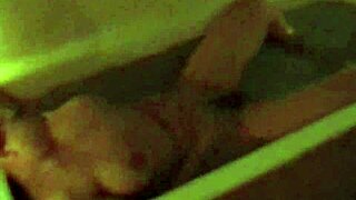 caught the horny american neighbor girl masturbating like crazy next door