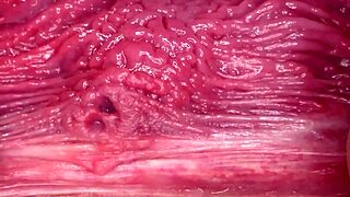 Hot slut fingers shaved pussy till she squirts hardcore