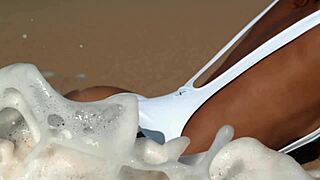 sexy slow-motion surf models tease outdoors hellokisses co