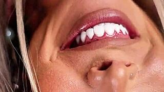 crossdressing shemale starts new job with hot surprise