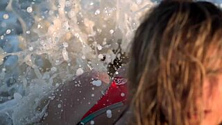 sexy slow-motion surf models tease outdoors hellokisses co