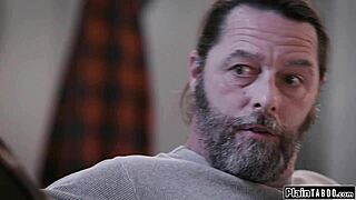 uhh, two old guys... tricked me into suckin' and fuckin' their big cocks, dang it!