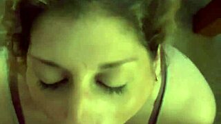 watch this sexy milf wife slurp hubby's throbbing cock till he explodes 😏💦