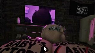 snow bunny rides dick deep in roblox condo
