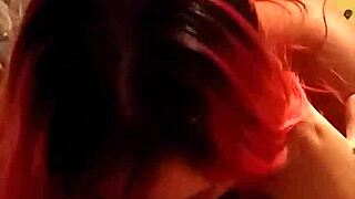 Punk fat BBW deepthroats monster cock blowjob extract