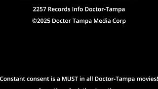 Dr Tampa examines Aria Nicole's latex fetish backstage