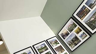 Petite Milf Alia Teases in Lingerie and Dress, Flashing Shaved Pussy Haul.