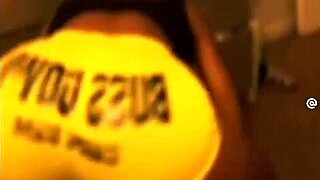 Ebony's Huge Leggings Ass Softer Than Water Bed Bounce