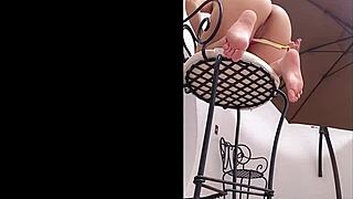 public pool anal with bikini redhead turns divine homemade