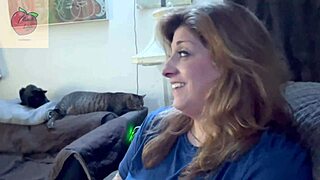 stepmom sneaks in during movie night for secret fun