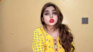 my pakistani desi stepmom's juicy handjob feels amazing on my cock