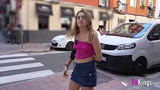 Alert! She's chowing semen chicken—brutal cumshot neighbor Lorena Lopes devours! 🍗💦