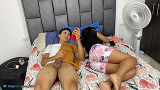 big tits ebony with huge lactating boobs masturbates wildly