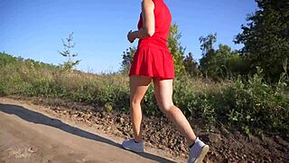 Hei shorttihame tyttö, miksi kiusaat stringejä ja persettä piilokameralla ulkona?