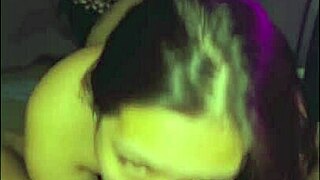 amateur asian curvy brunette gags on huge cock pov before cum mouthful