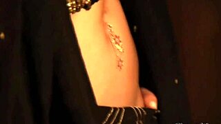 ever wonder what hides under that indian babe's lovely bedroom panties?