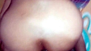 I suck bhabhi's juicy pussy then try first anal creampie ever