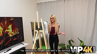 czech pickup blonde fucked creampie while friend watches full pov