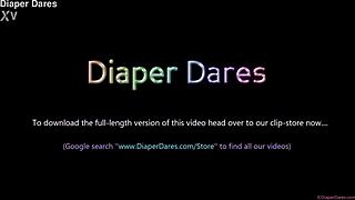 jessica and roxi dancing in nappies outdoors?? 😳🍼