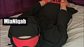 mia's niqab compilation worships huge ass licks balls rides dildo doggystyle and teases in lingerie