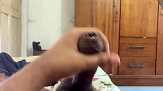 STEPSON CUMS HARD FROM STEPMOM'S SCHOOL JERKOFF!