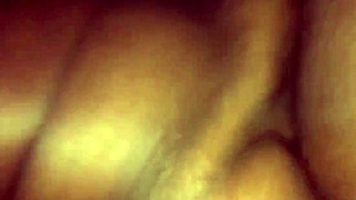 Fucking Oily Ebony Stepmom's Juicy Fat Ass Hard!