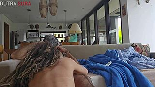 skinny blonde hammered by old man's thick monster cock