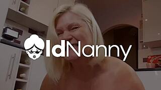 Busty Granny Lacey's Wet Cunt Dripping! Oldnanny Mature Solo Masturbation With Huge Natural Tits