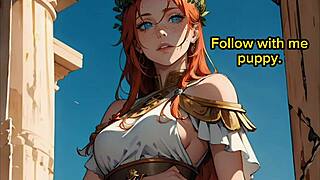 A ginger goddess teases you with feet, denies your release in humiliating joi.