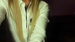 Mistress teases her shaved pussy through pantyhose for you