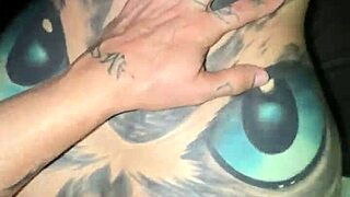 imagine my split tongue gagging on your cock till you cum on face