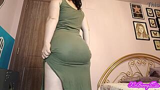 Bunny farts and shakes her fat ass!