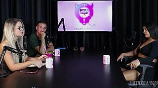 Bruna Carlos teases in sheer red on Val Mineirinha's wild cast