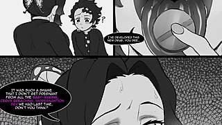 Shinobu Screams for Tanjiro's Cum to Breed Her Pregnant!