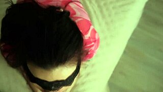 petite slut pov deepthroats sloppy but ass takes huge cock better