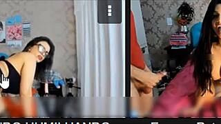 Sexy latina in tight white yoga pants teases cameltoe ass blowjob 😍🍑💦