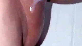 Hairy Pussy Masturbation Closeup Then Shaved After Creampie Penetration