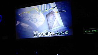 japanese karaoke guy hides massive cock surprise