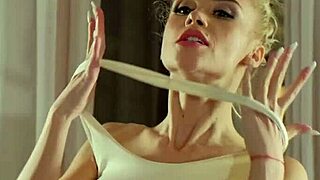 blonde gymnast ballerina deepthroats big cock facefucked