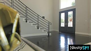 Aidra Fox Caught Masturbating Swallows Monster Cock to Save Halloween Job!