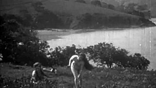 vintage hairy beavers exposed nude in wild nature settings