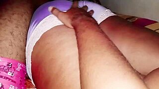 My big ass mother-in-law bends over showing her soaked pussy and huge cheeks up close