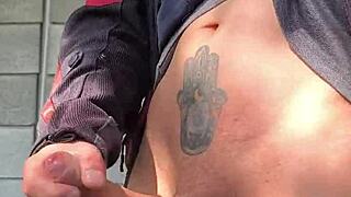 Hard Cock Throbs Knowing Strangers Watch Me Masturbate From Afar