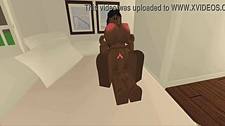 roblox girls take big black cocks in wild sex part 1
