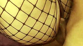 Roughly used milf wife in stockings every hole stretched wide