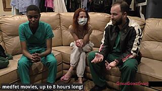 examine my hooters nurse jewel slaps patient!