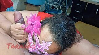 Puta Babado Deepthroats Chokes on Ebony Monster Cock