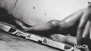 sexy black student fucks for that good grade hard!