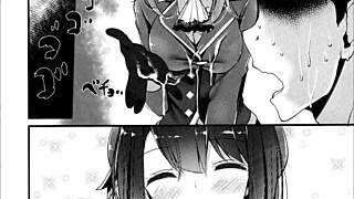 Cute Anime Wife's Footjob Squirting Frenzy