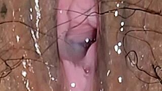 latina milf creampie closeup panties on or off?